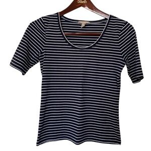 Banana Republic Women’s Size M Striped Top! 93% Cotton 7% Spandex